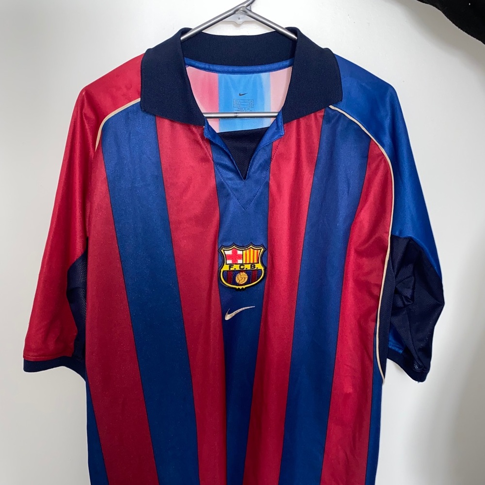 FC BARCELONA RIVALDO JERSEY VERY GOOD CONDITON - Picture 1 of 11